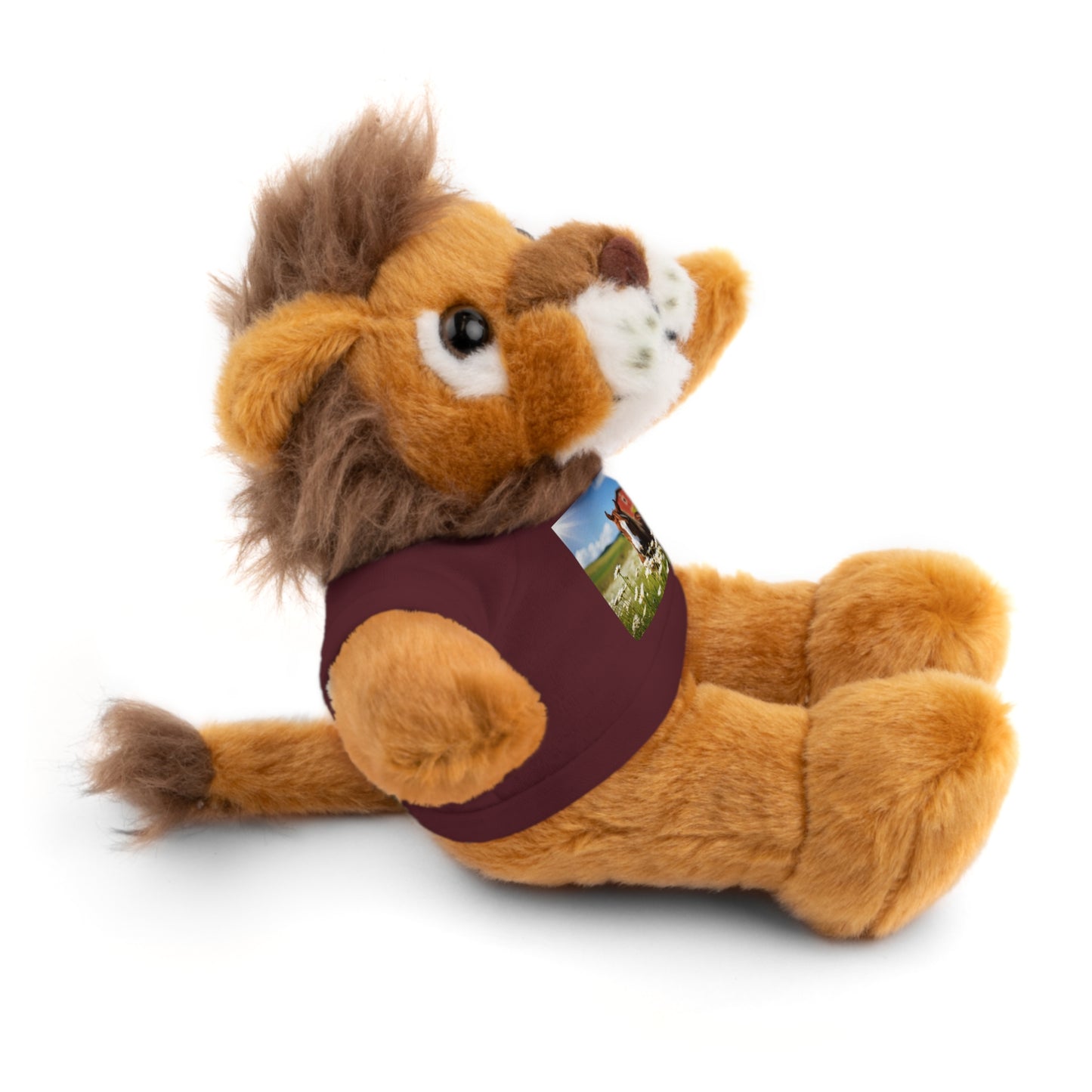 Stuffed Animals Plush with Farm Horse Tee