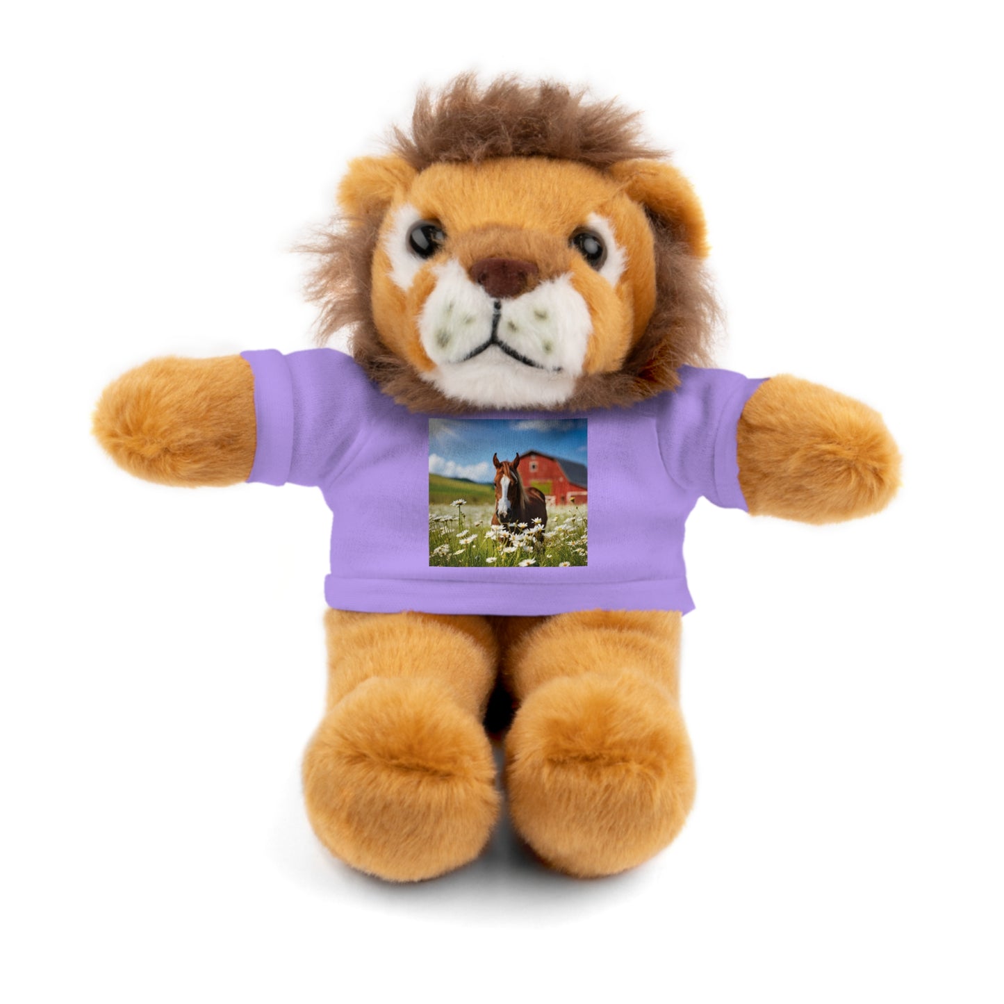 Stuffed Animals Plush with Farm Horse Tee