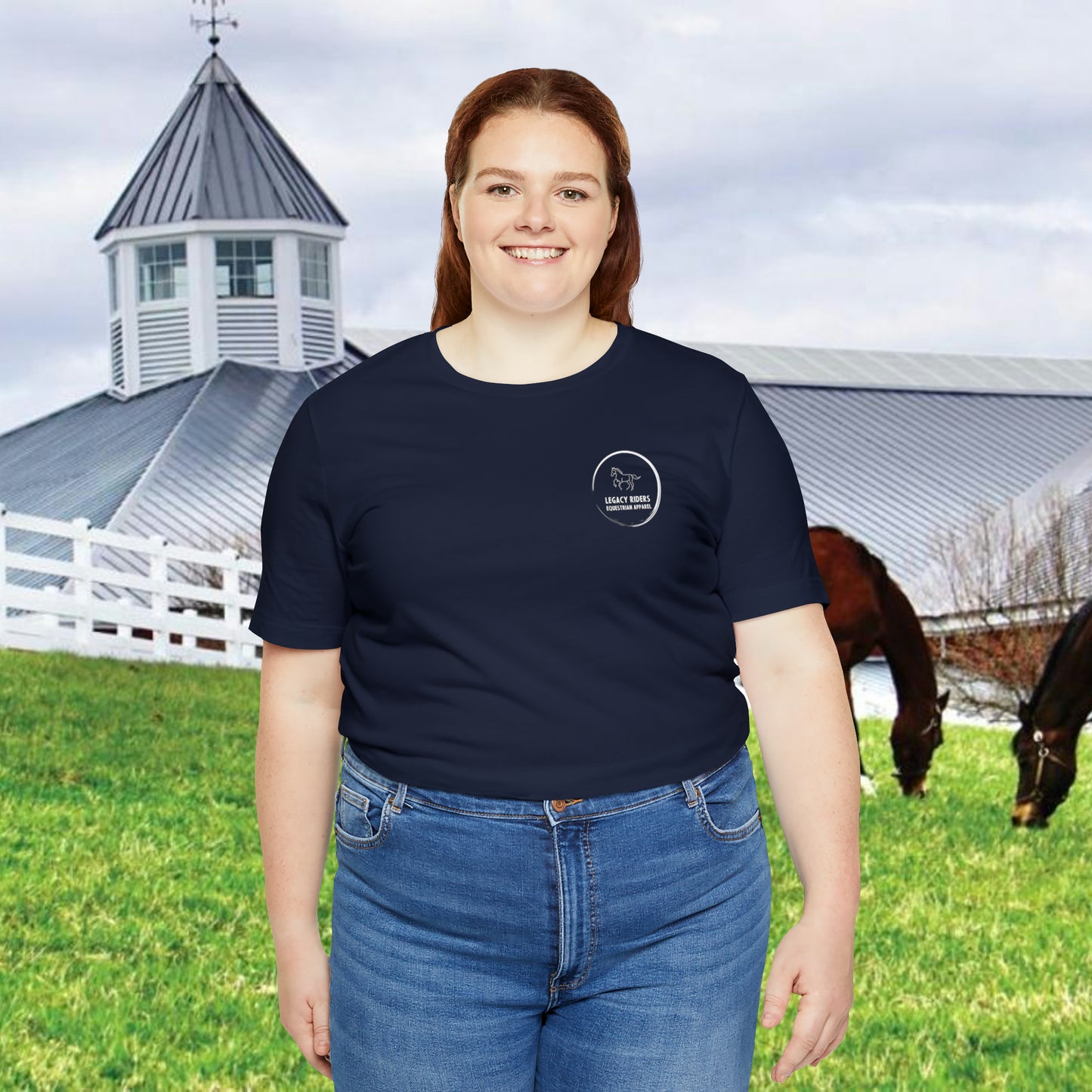 Legacy Riders Equestrian Unisex Jersey Short Sleeve Tee