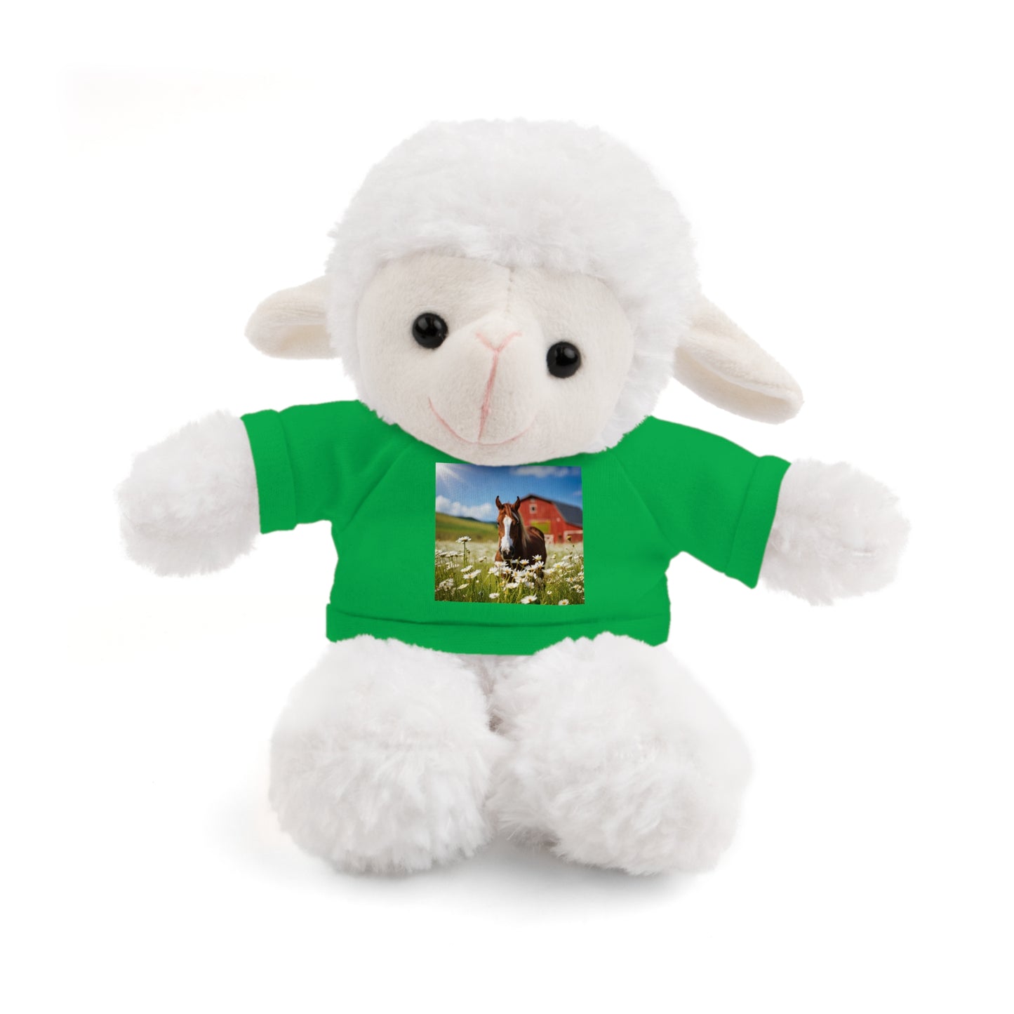 Stuffed Animals Plush with Farm Horse Tee