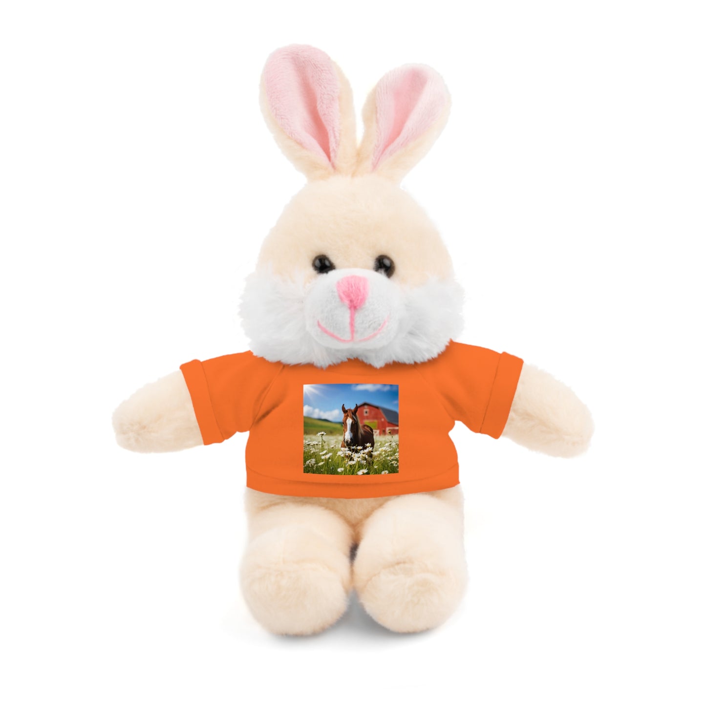 Stuffed Animals Plush with Farm Horse Tee