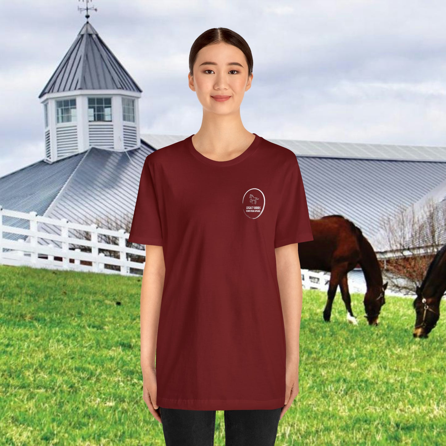 Legacy Riders Equestrian Unisex Jersey Short Sleeve Tee