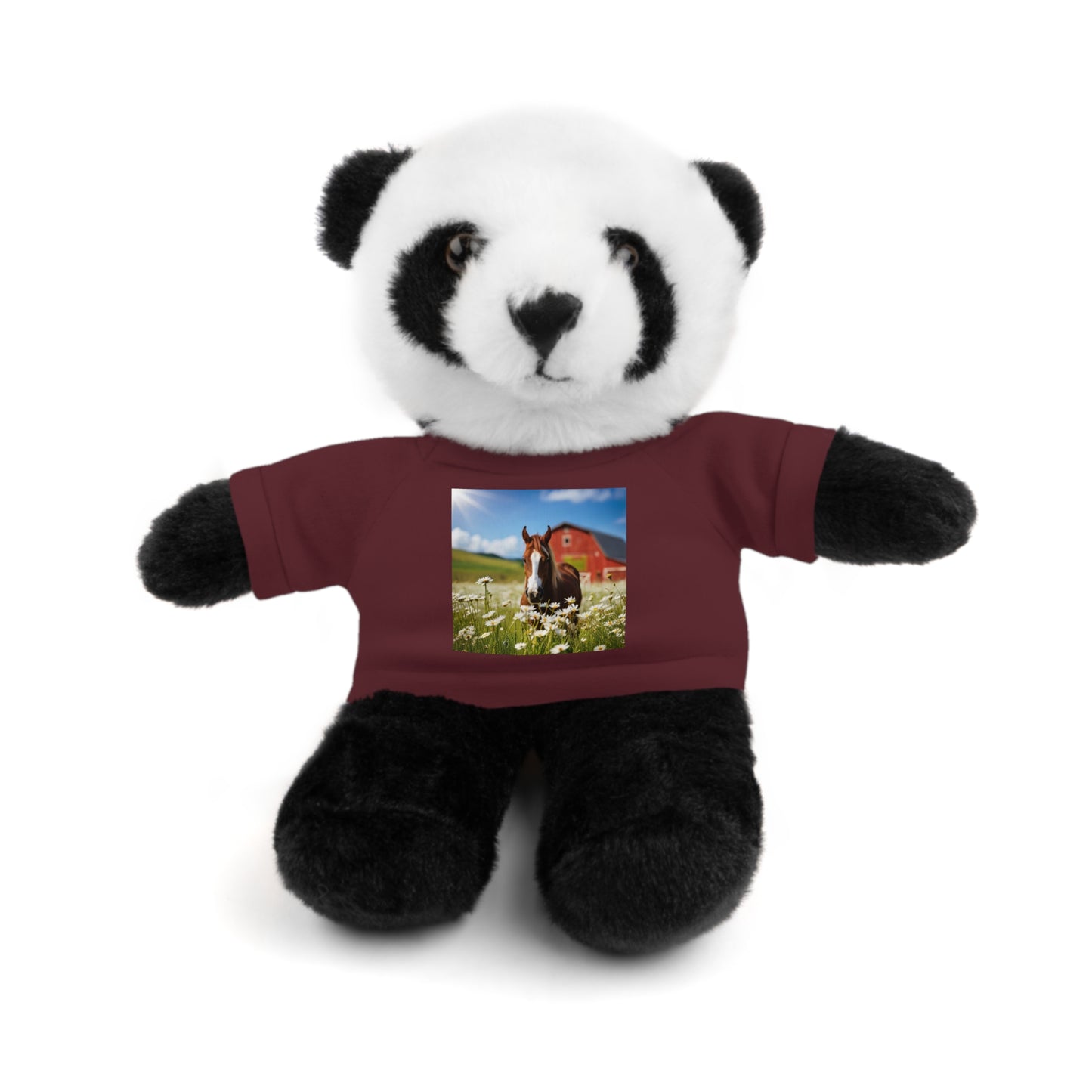 Stuffed Animals Plush with Farm Horse Tee