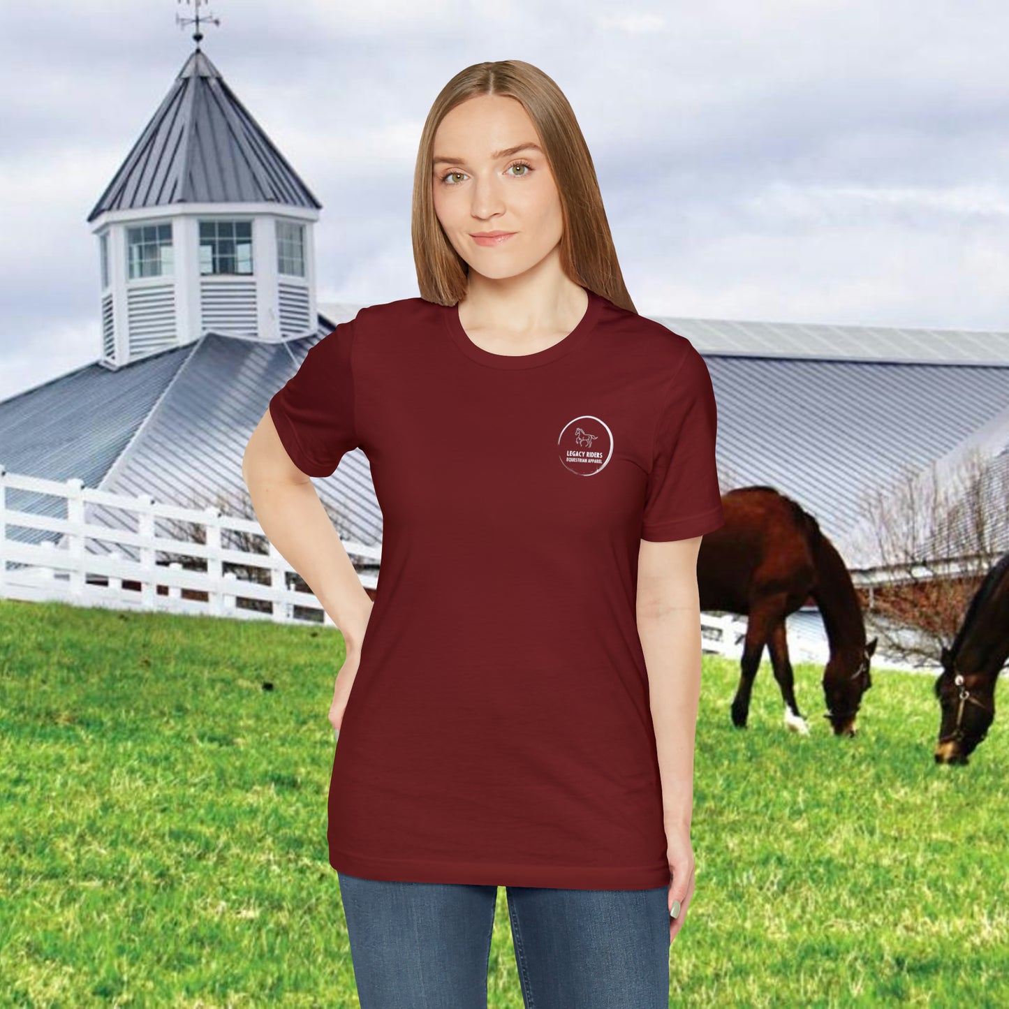 Legacy Riders Equestrian Unisex Jersey Short Sleeve Tee