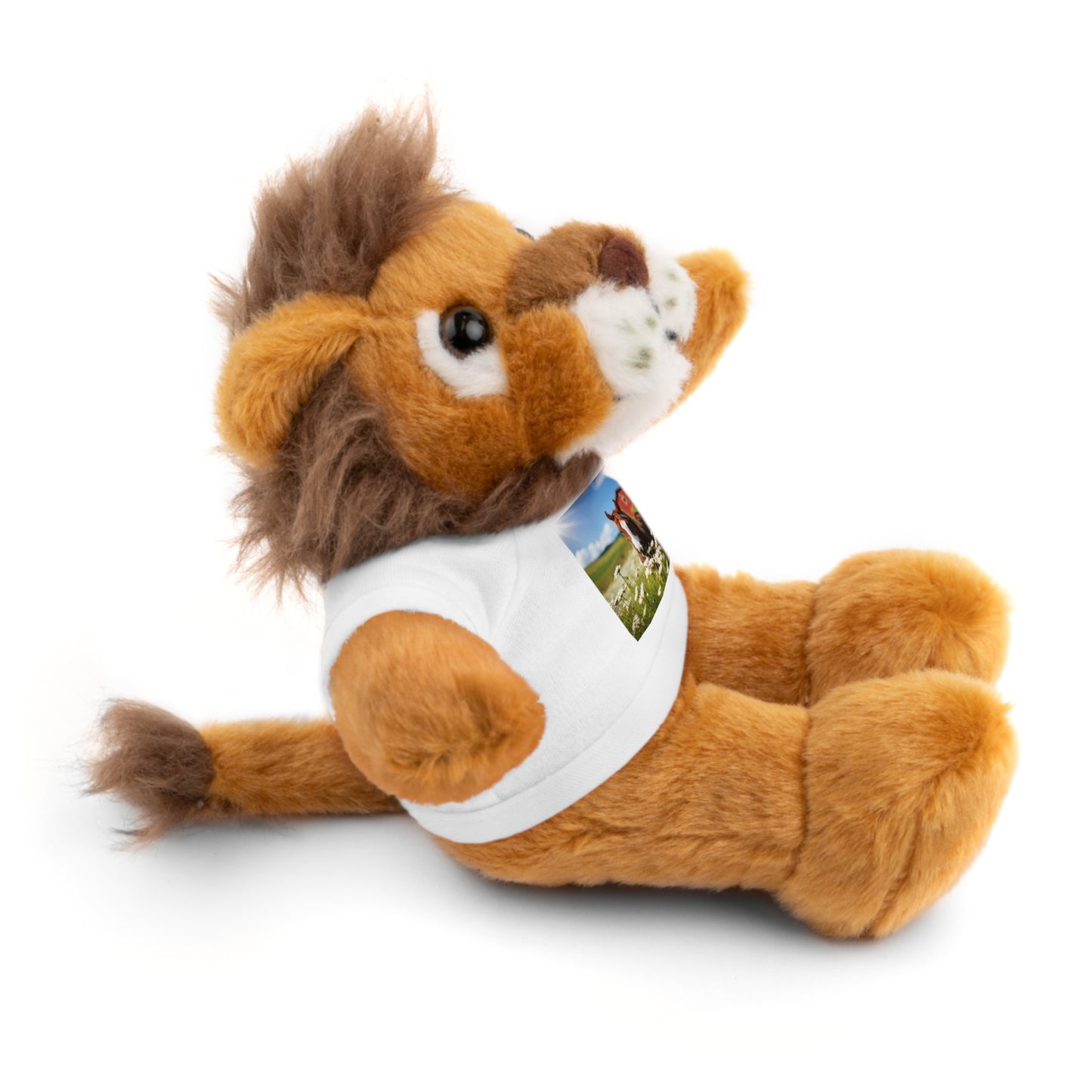 Stuffed Animals Plush with Farm Horse Tee