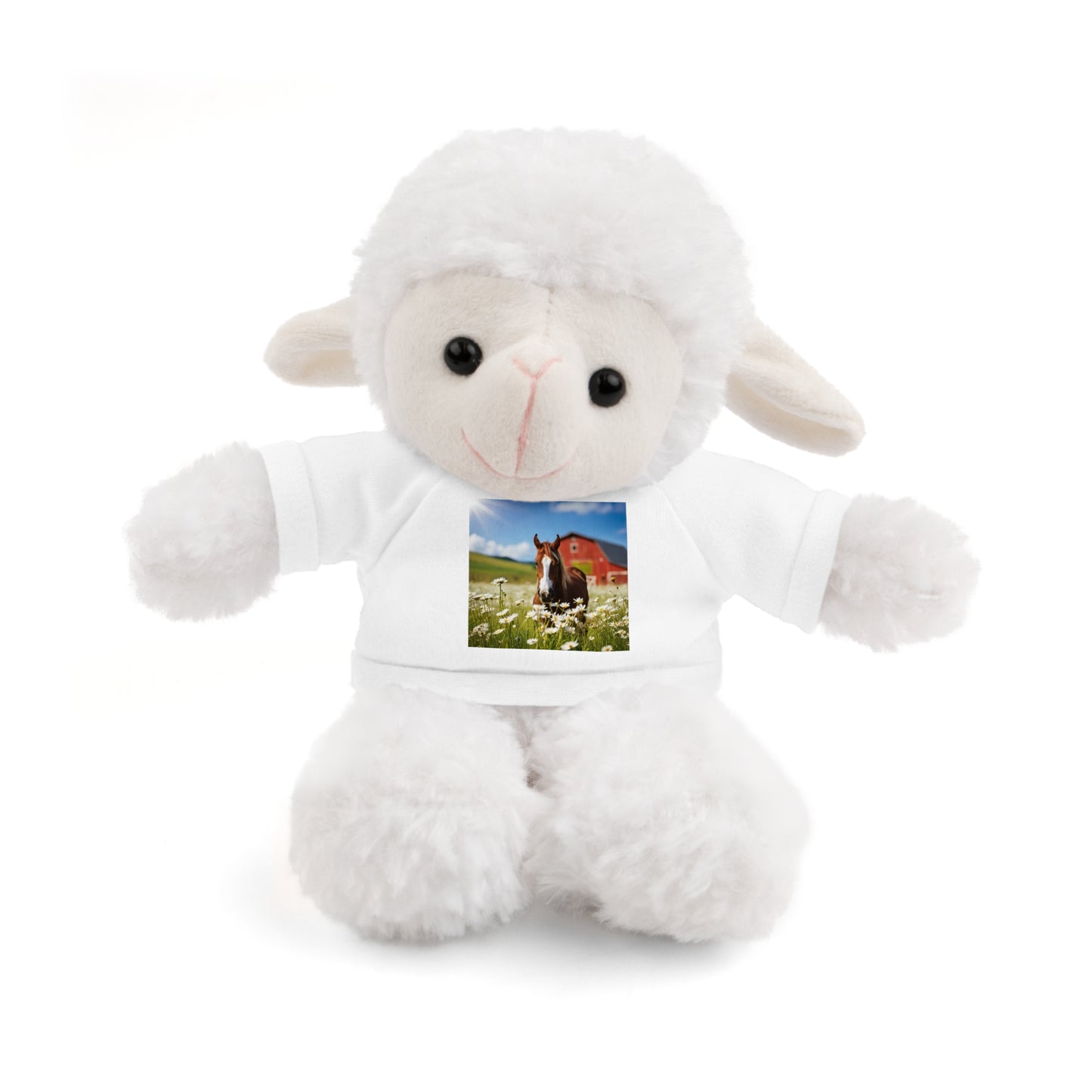 Stuffed Animals Plush with Farm Horse Tee