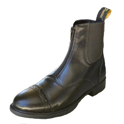 Adult Zip Up Synthetic Leather Paddock Boots