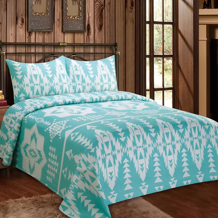 Turquoise 6pc Comforter Set