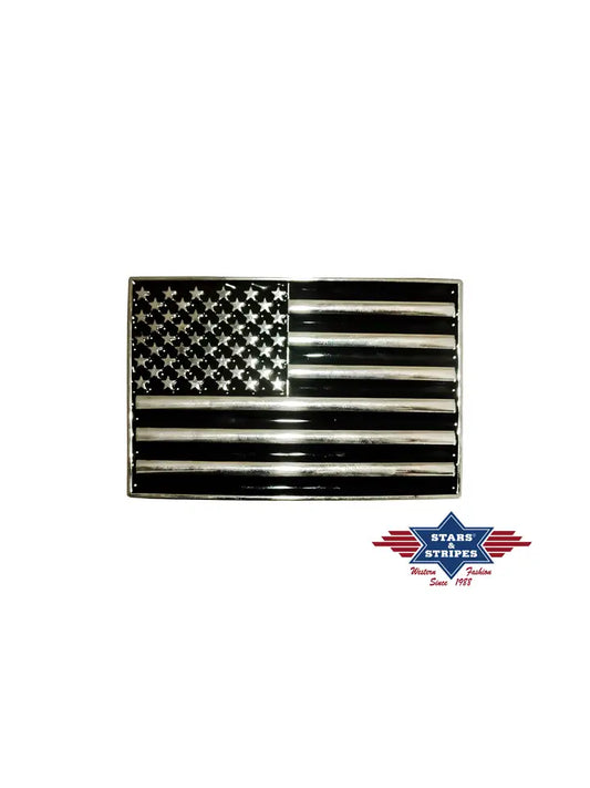 Western Belt Buckle USA Flag