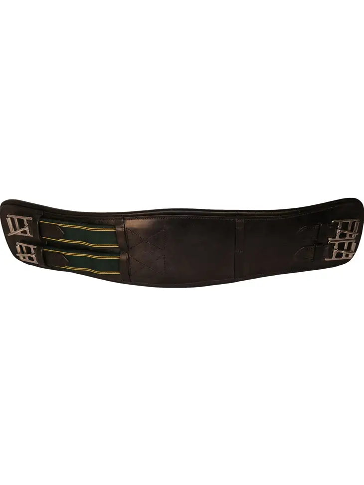 Black Leather Dressage Girth