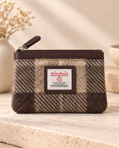Harris Tweed Card & Coin Holder