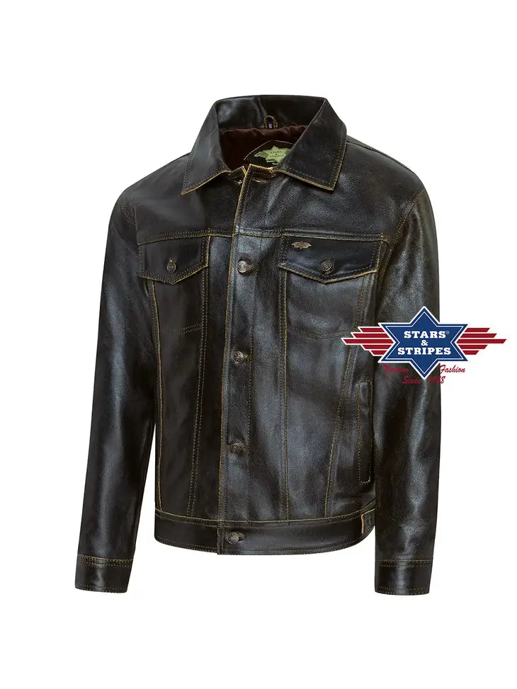 Brando Men's Leather Jacket