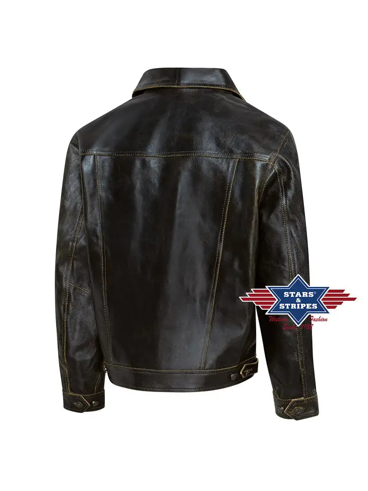 Brando Men's Leather Jacket