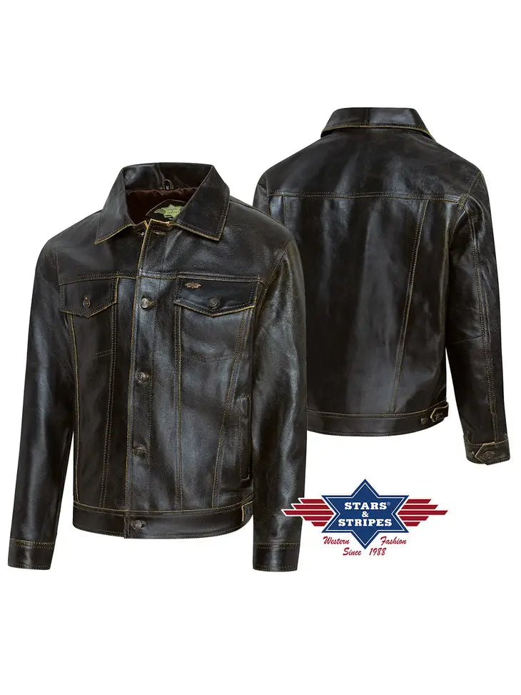 Brando Men's Leather Jacket