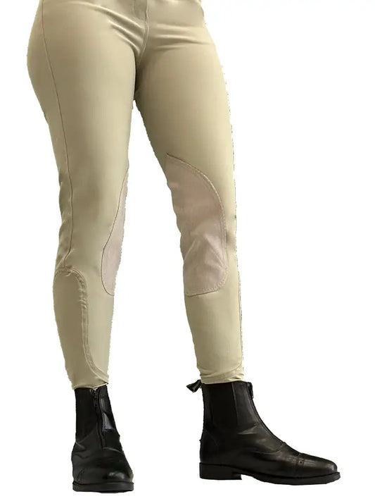 Cordelia Ladies Self Seat Clarino Knee Patch Breeches