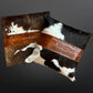 Equestrian Snaffle Bit Cowhide Leather Pillow Cover 18”