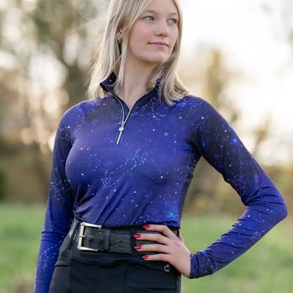 Constellation 1/4 Zip Light Riding Top ~ Limited Edition
