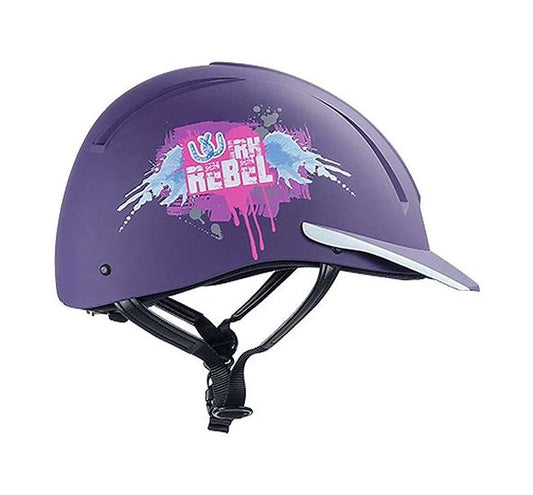 IRH Equi-Pro II Protective Horse Riding Helmet Rebel Purple Sm/Md
