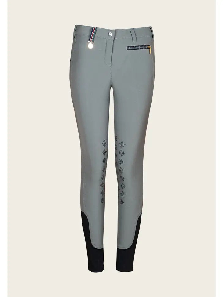 Equestrian Espoir Inspire Breeches Dusky Green