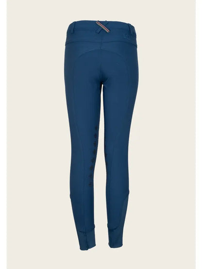 Equestrian Espoir Coquet Peacock Blue Bamboo Breeches