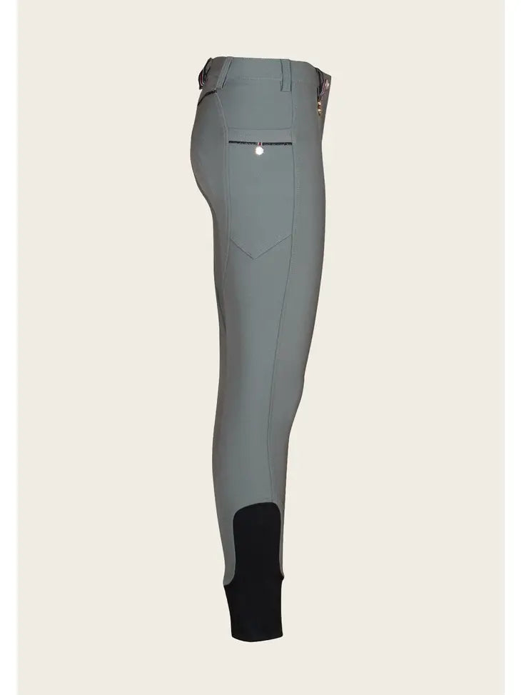 Equestrian Espoir Inspire Breeches Dusky Green