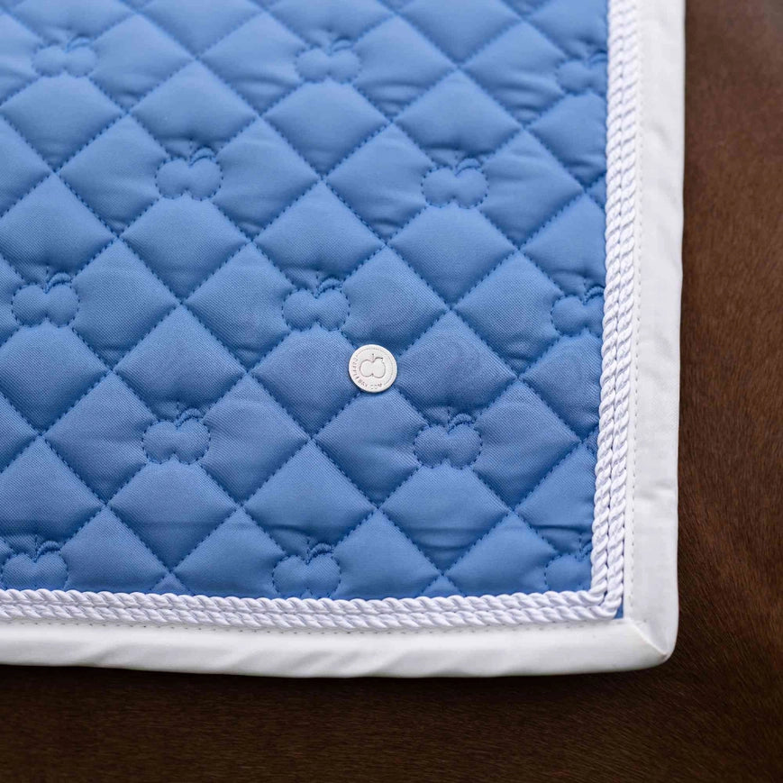 Equestrian French Blue Dressage Saddle Pad ~ Limited Edition