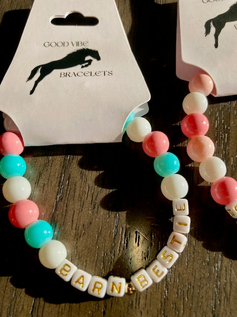 Good Vibe Bracelet -Barn Bestie (2Bracelets)