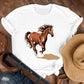 Running Horse Womens T-shirt