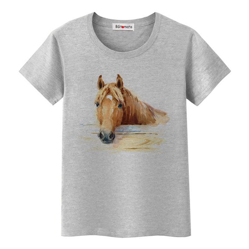 3D Horse Women's Tee