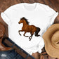 Running Horse Womens T-shirt