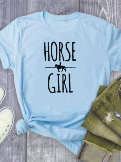 HORSE GIRL- Women's Cotton Tee