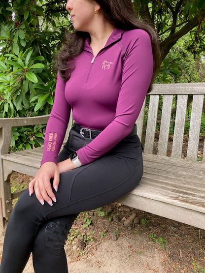 Legacy Classics- Berry Burgundy Riding Shirt