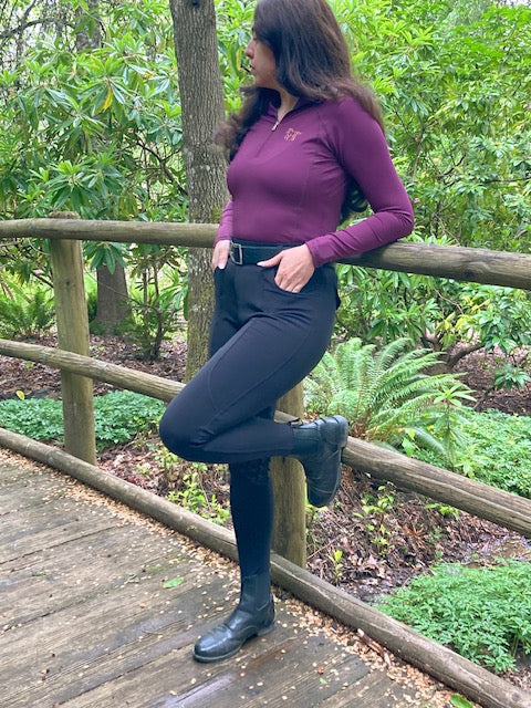 Legacy Classics- Berry Burgundy Riding Shirt