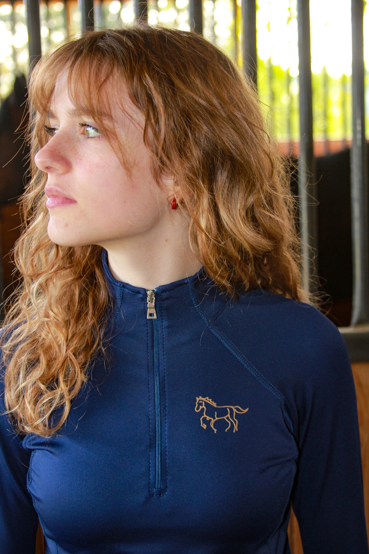 Legacy Riders Legacy Classics- Navy Blue Riding Shirt – Legacy Riders Equestrian