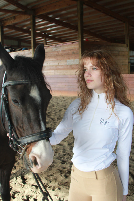 Legacy Classics - White Riding Shirt