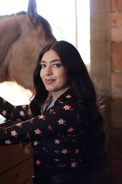 Everbloom - Midnight Lily Riding Shirt