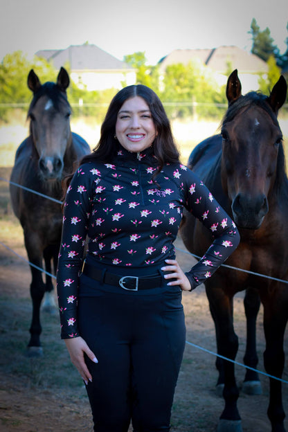 Everbloom - Midnight Lily Riding Shirt