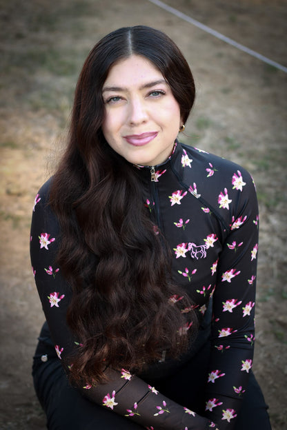Everbloom - Midnight Lily Riding Shirt