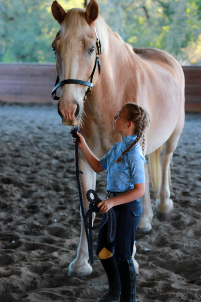 Lucky Stride - Sky Blue Riding Shirt