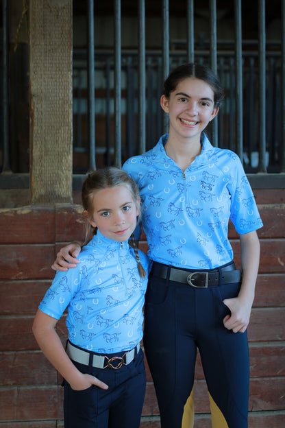 Blue Ribbon Riders - Navy Blue Children's Riding Pants