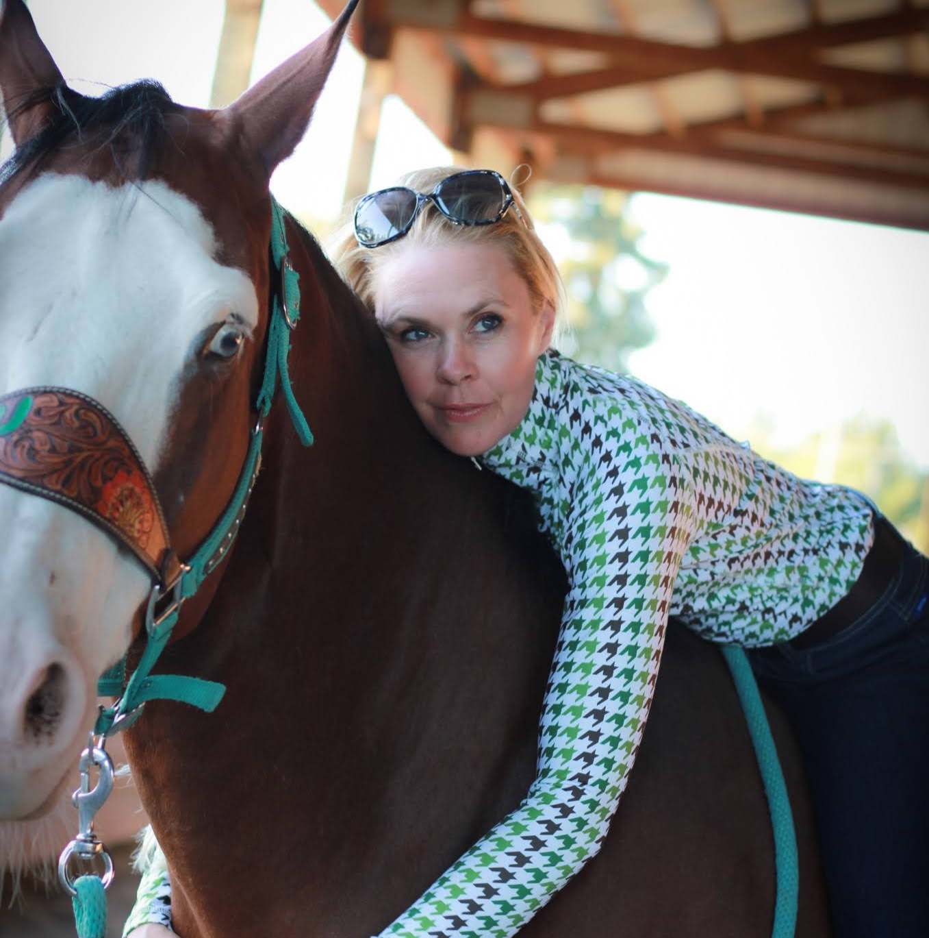The Huntress - Houndstooth Riding Shirt