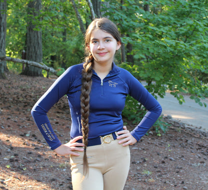 Legacy Classics- Navy Blue Riding Shirt