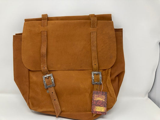 Western Leather Horse Saddle Bag For Trail Hilason