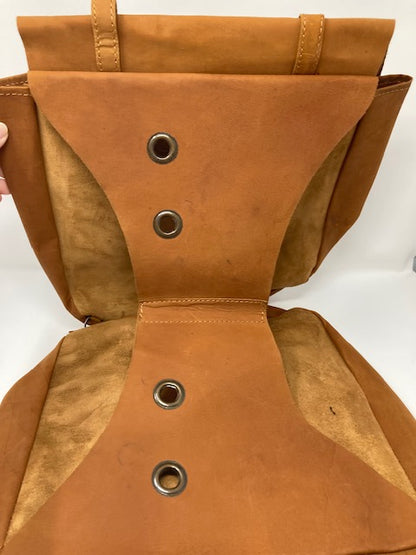 Western Leather Horse Saddle Bag For Trail Hilason