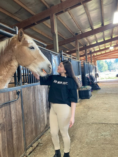 Odd Man Out | Equestrian Off-Duty Oversized Tee