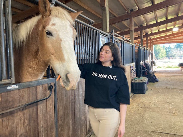Odd Man Out | Equestrian Off-Duty Oversized Tee
