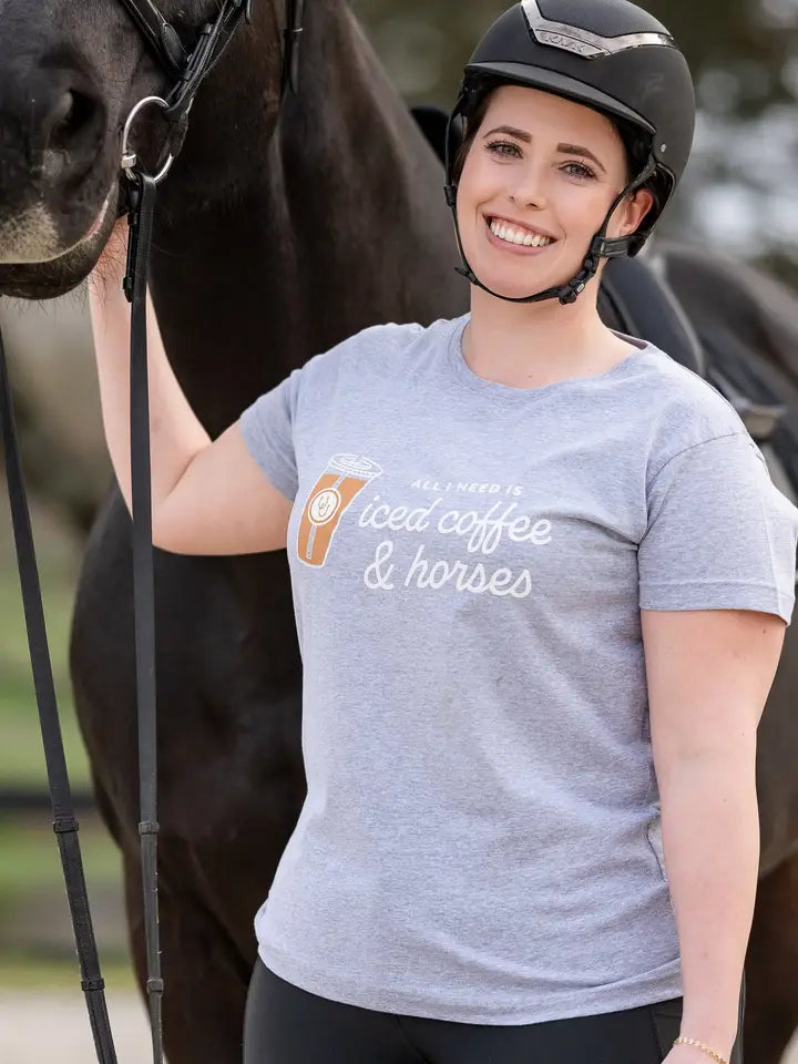 Iced Coffee & Horses Tee