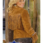 Kayla Women's Suede Fringe Jacket