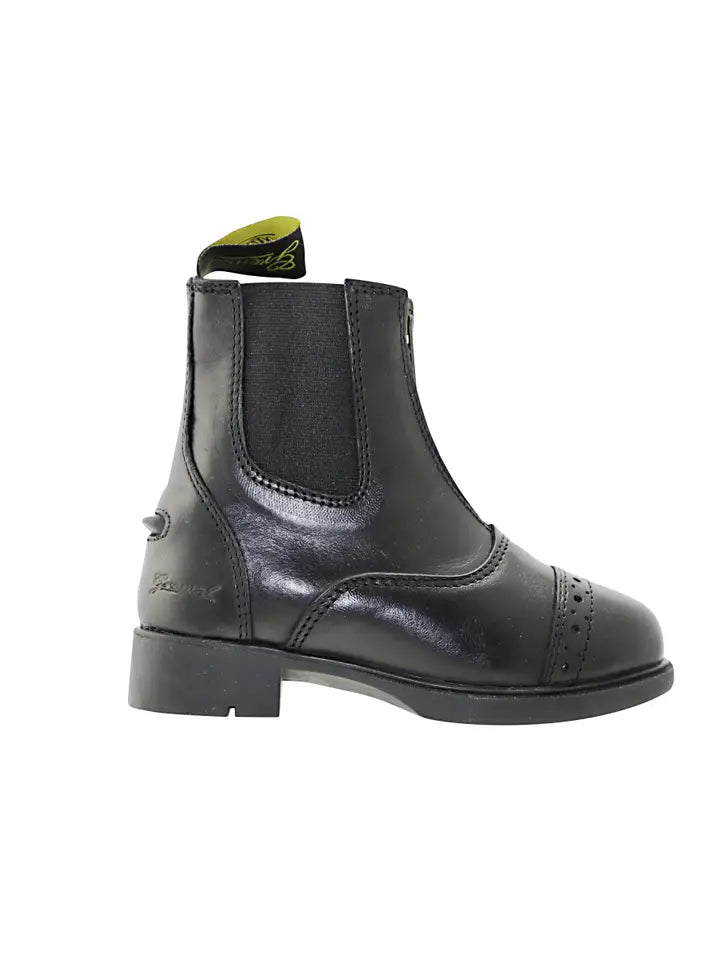 Children's Zip Up Leather Paddock Boots