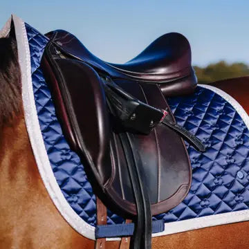 Equestrian Midnight Sparkle Blue Dressage Saddle Pad ~ Limited Edition